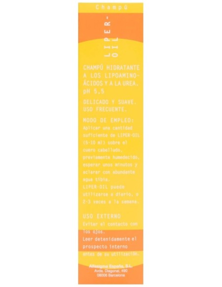 Liper Oil Champú, 200 Ml