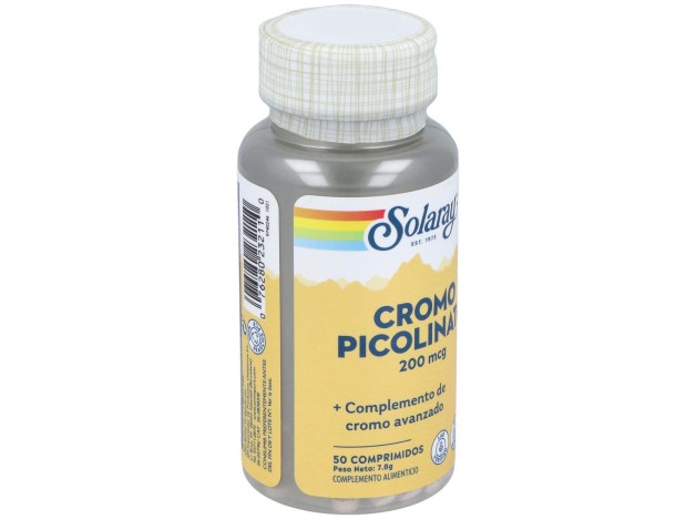 Solaray Chromium Picolinate 200 50 Tabletas