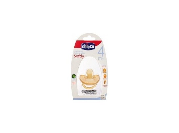 Chicco Chupete Physio Soft Látex 6-12M, 1 Ud