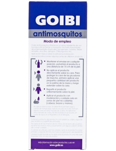 Goibi Antimosquitos Xtreme Spray Repelente, 75 Ml
