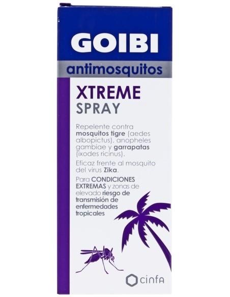 Goibi Antimosquitos Xtreme Spray Repelente, 75 Ml