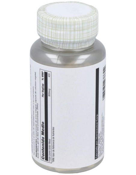Acido Folico 800Mcg. 100Cap.