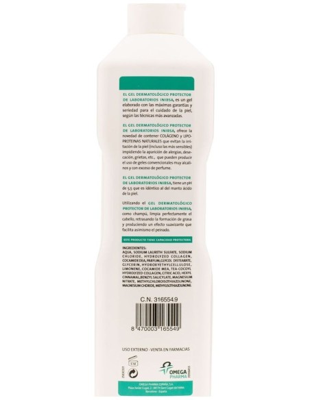 Inibsa Gel Dermatologico 1000Ml.