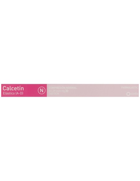 Calcetín Farmalastic De Compresión Normal Talla Pequeña Negro, 1 Par