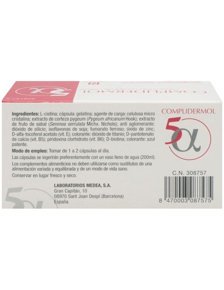 Reig Jofre Complidermol 5Alfa 60Cáps