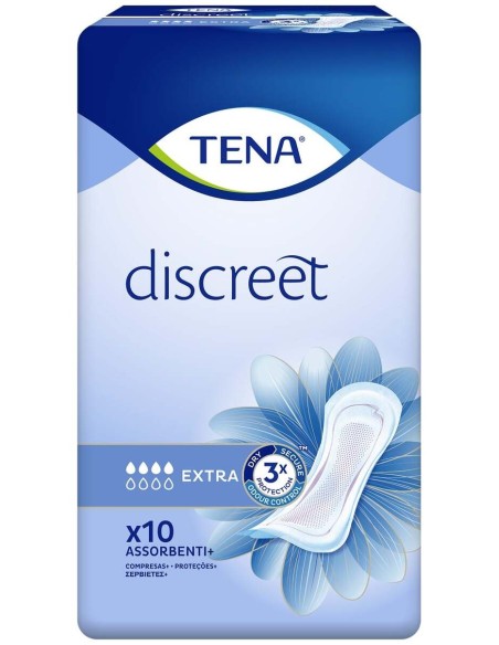 Tena Lady Extra Absorbente Incontinencia Orina Ligera, 10 Uds
