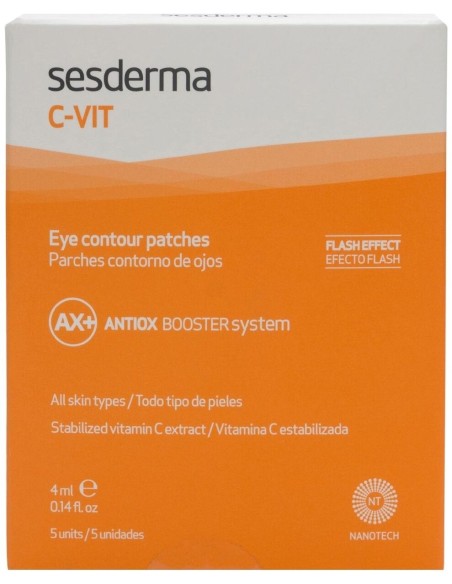 Sesderma C-Vit Parches Contorno De Ojos, 5 Uds