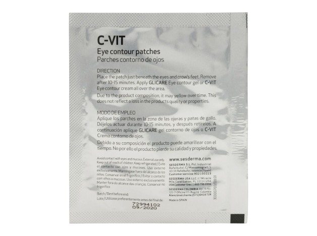 Sesderma C-Vit Parches Contorno De Ojos, 5 Uds