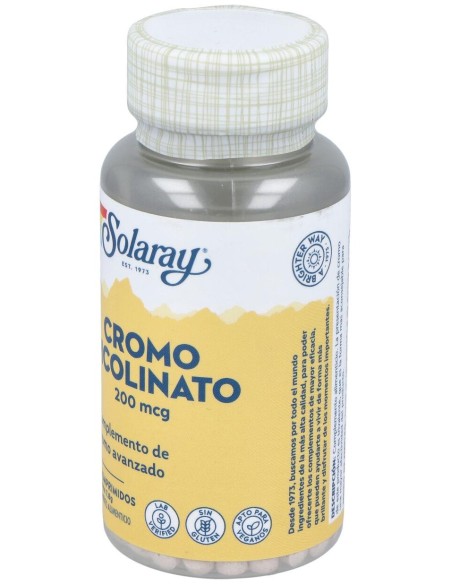 Solaray Chromium Picolinate 200 50 Tabletas