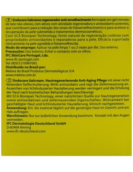 Endocare Gelcream Antiedad Regeneradora 30Ml