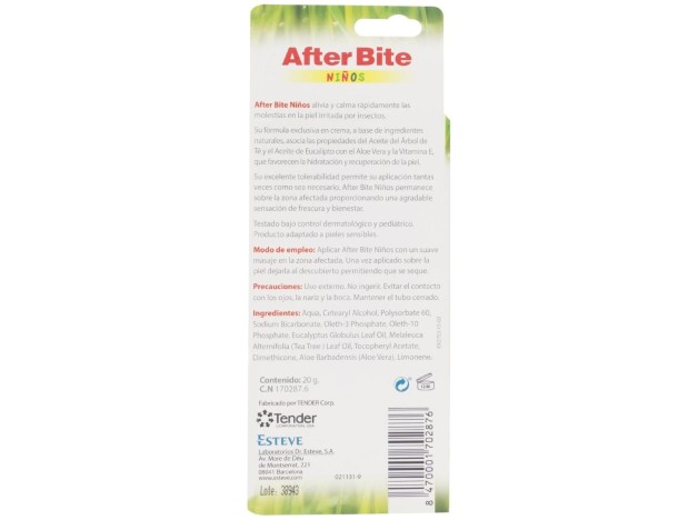 After Bite Niños, 20 G
