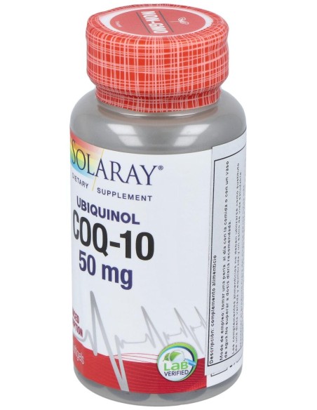 Solaray Ubiquinol Coenzima Q10 50Mg