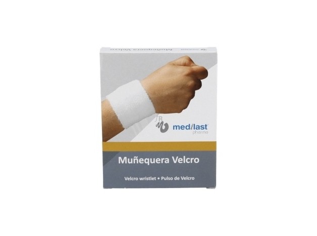 Medilast Muñequera Velcro Beige Talla Mediana,...