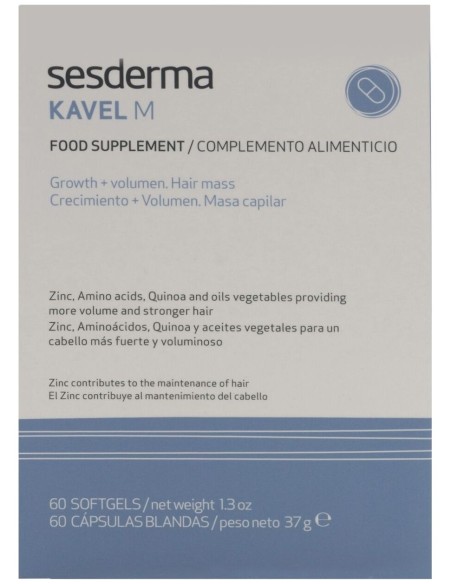 Seskavel Anticaida Kavel M (Masa Capilar) 60Cap.