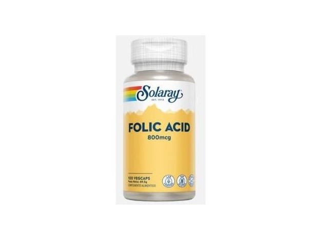 Acido Folico 800Mcg. 100Cap.