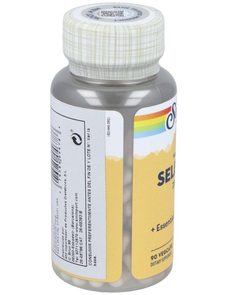 Selenium Sin Levaduras 200Mcg. 90Cap.