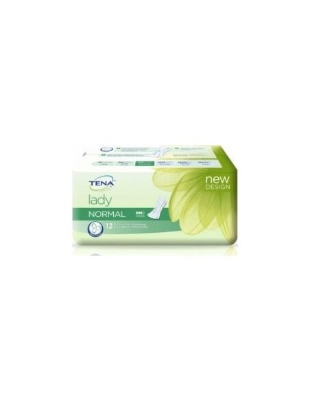 Tena Lady Absorbente Incontinencia Orina Ligera Normal, 12 Uds