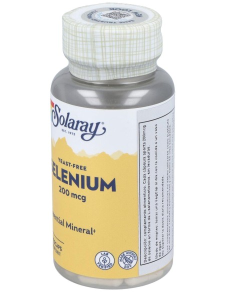 Selenium Sin Levaduras 200Mcg. 90Cap.