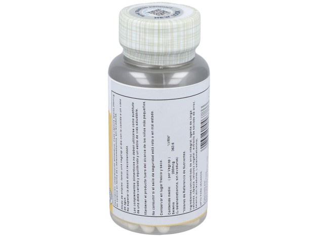 Selenium Sin Levaduras 200Mcg. 90Cap.