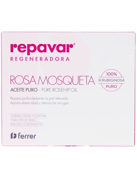 Repavar Regeneradora Aceite Puro De Rosa Mosqueta, 15 Ml