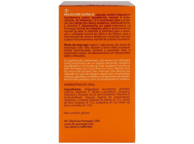 Heliocare Ultra-D Cápsulas, 30 Uds