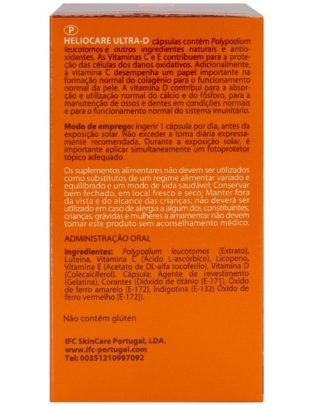 Heliocare Ultra-D Cápsulas, 30 Uds