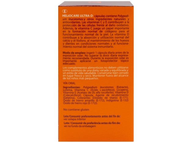 Heliocare Ultra-D Cápsulas, 30 Uds