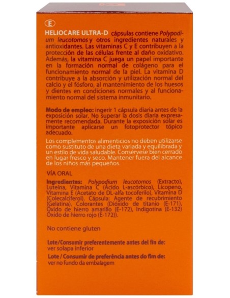 Heliocare Ultra-D Cápsulas, 30 Uds