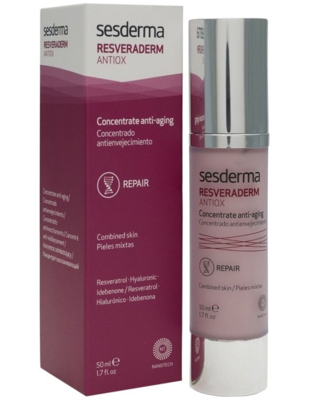 Sesderma Resveraderm Antiox Concentrado Antienvejecimiento, 50 Ml