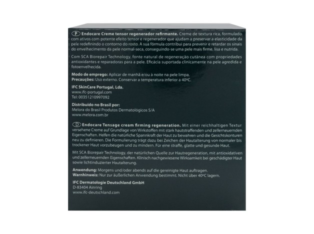 Endocare Tensage Crema Reafirmante Facial 50Ml.