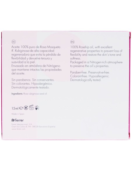 Repavar Regeneradora Aceite Puro De Rosa Mosqueta, 15 Ml