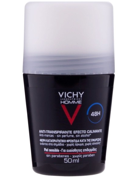 Vichy Homme Desodorante Piel Sensible Roll On 50Ml