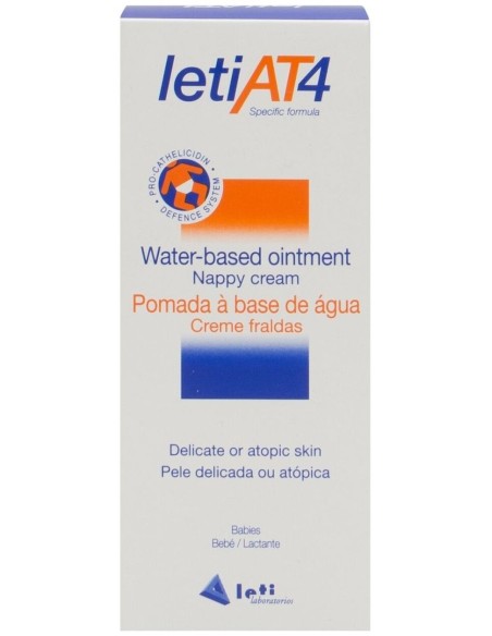 Leti At4 Pasta Al Agua Crema Pañal, 75 G