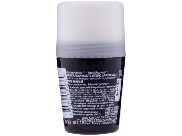 Vichy Homme Desodorante Piel Sensible Roll On 50Ml