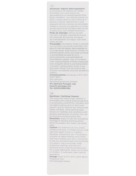 Neostrata Clarify Limpiador Sebonormalizante Mandélico 200Ml