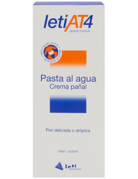 Leti At4 Pasta Al Agua Crema Pañal, 75 G