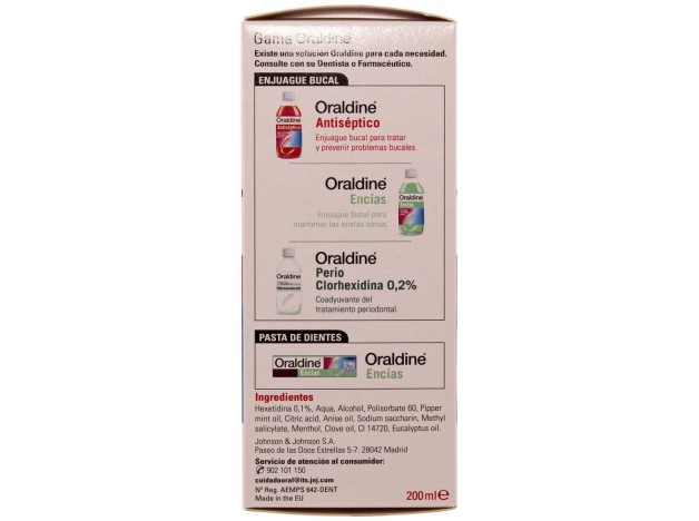 Oraldine Colutorio Antiséptico 200Ml