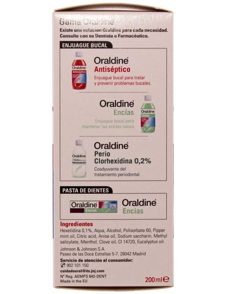 Oraldine Colutorio Antiséptico 200Ml