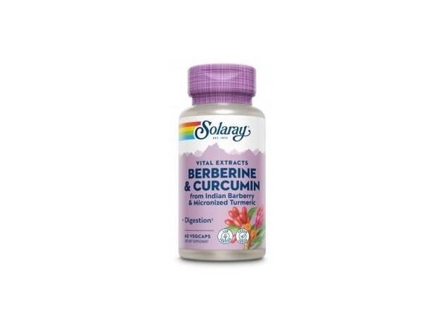 Berberine - Curcuma 600Mg. 60Cap.