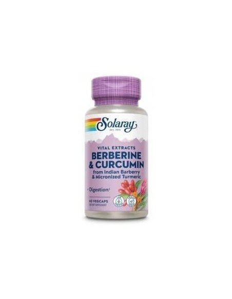 Berberine - Curcuma 600Mg. 60Cap.