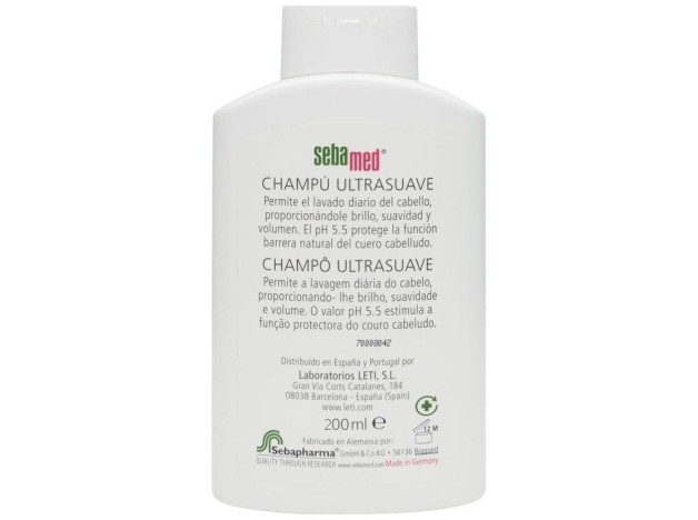 Champu Ultra Suave Cabello Normal-Seco 200Ml.