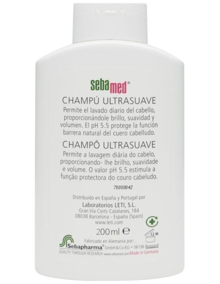 Champu Ultra Suave Cabello Normal-Seco 200Ml.