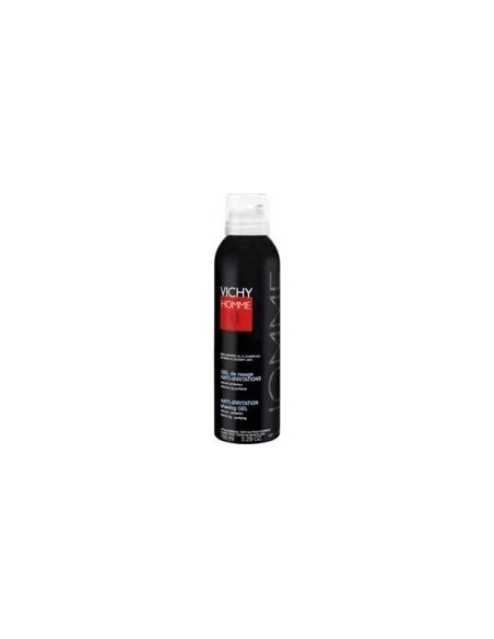 Vichy Homme Gel-Crema De Afeitar Sin Jabon Pieles Sensibles, 200 Ml
