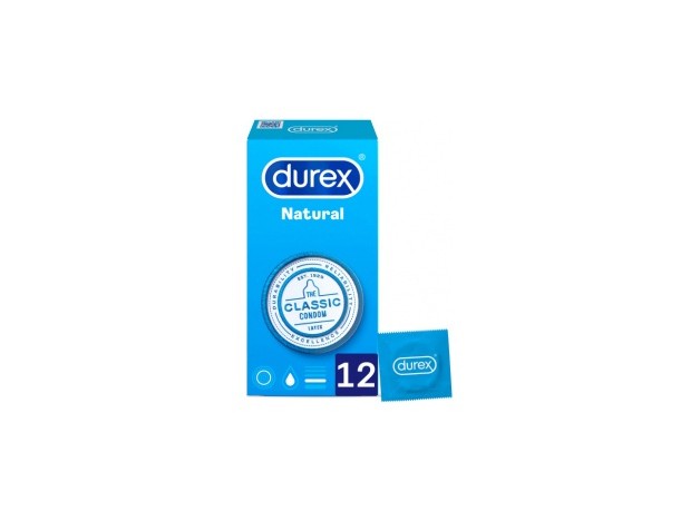 Durex Natural Preservativos 12Uds