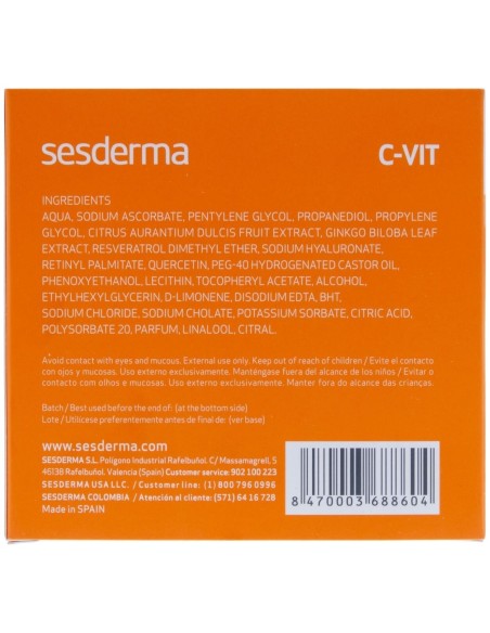 Sesderma C-Vit Serum Monodosis, 5 Uds