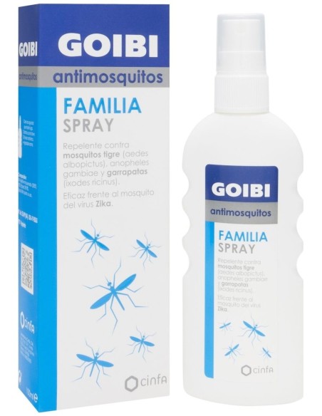 Goibi Antimosquitos Familia Repelente Spray, 100 Ml
