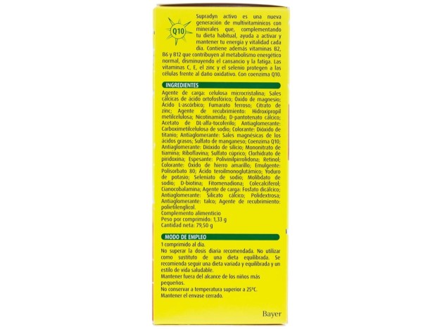 Supradyn Energy Multivitamínico 60Comp