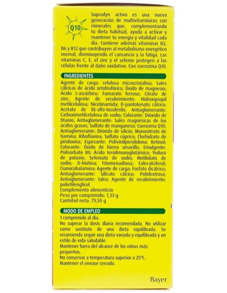 Supradyn Energy Multivitamínico 60Comp