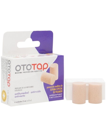 Ototap Tapones Oídos Espuma 6Uds