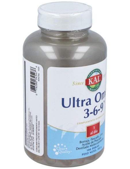 Kal Ultra Omega 3-6-9 100Perlas